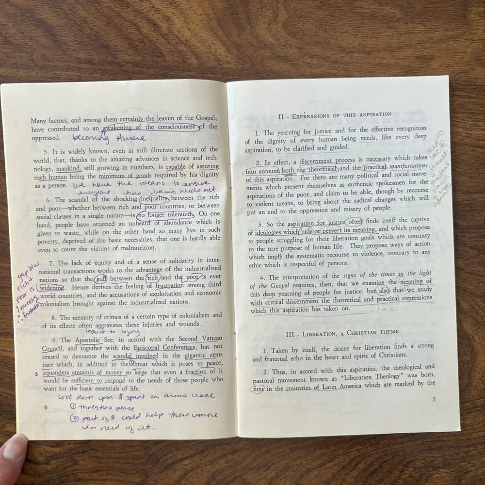 Vatican Instruction on Certain Aspects of Theology Liberation St Paul Annotated